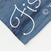 Summer Beach Ocean Waves Typografie Fleece Deken (Hoek)