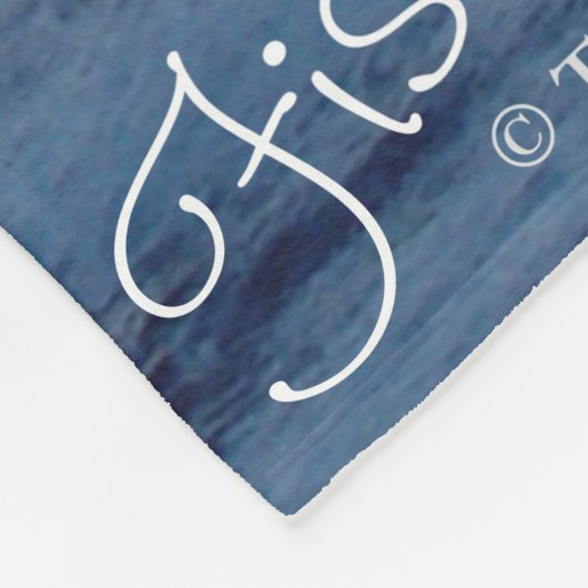 Summer Beach Ocean Waves Typografie Fleece Deken (Hoek)