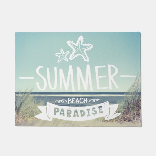 Summer Beach Paradise Deurmat (Voorkant)