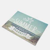 Summer Beach Paradise Deurmat (Schuin)