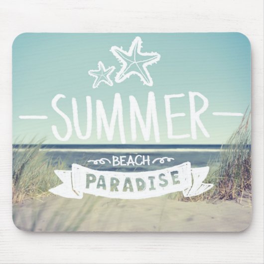 Summer Beach Paradise Muismat (Voorkant)