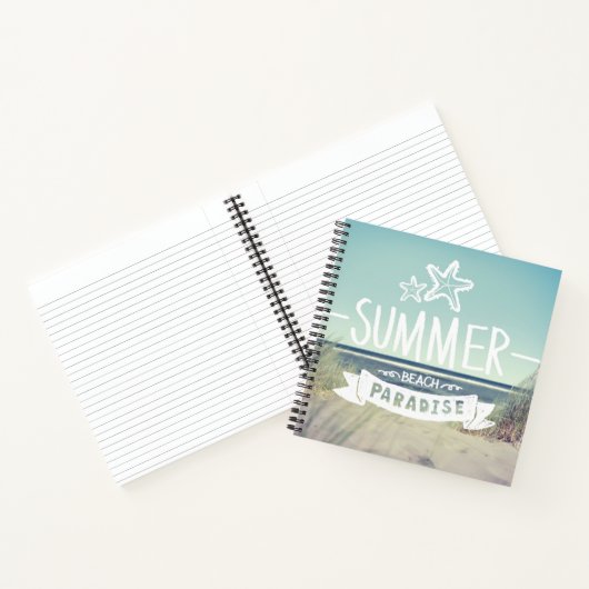 Summer Beach Paradise Notitieboek (Binnen)