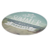 Summer Beach Paradise Snijplank (Hoek)