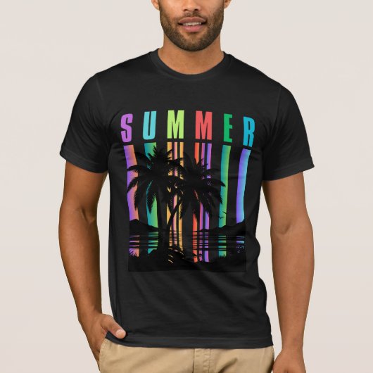 Summer Beach Paradise T-Shirt (Voorkant)