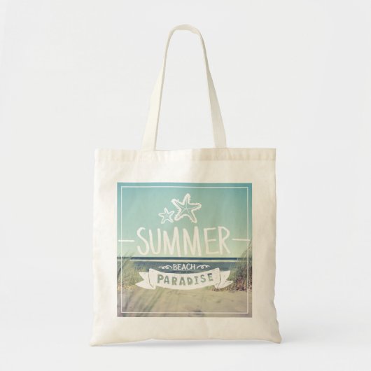 Summer Beach Paradise Tote Bag (Voorkant)