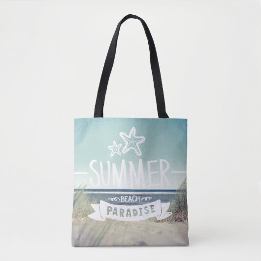 Summer Beach Paradise Tote Bag (Voorkant)