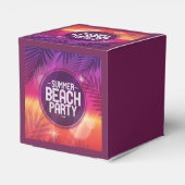 Summer Beach Party nacht Bedankdoosjes (Achterkant)