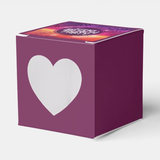 Summer Beach Party nacht Bedankdoosjes (Voorkant Zijde)