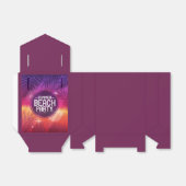 Summer Beach Party nacht Bedankdoosjes (Uitgevouwen)