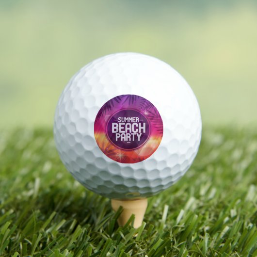Summer Beach Party nacht Golfballen (Insitu Shirt)