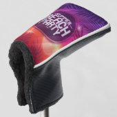 Summer Beach Party nacht Golfheadcover (3/4 voorkant)