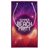 Summer Beach Party nacht Klein Cadeauzakje (Achterkant)