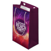 Summer Beach Party nacht Klein Cadeauzakje (Voorkant Gekanteld)