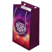 Summer Beach Party nacht Klein Cadeauzakje (Achterkant Gekanteld)