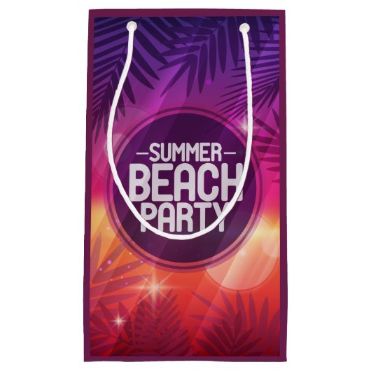 Summer Beach Party nacht Klein Cadeauzakje (Voorkant)