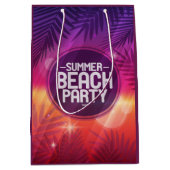 Summer Beach Party nacht Medium Cadeauzakje (Voorkant)