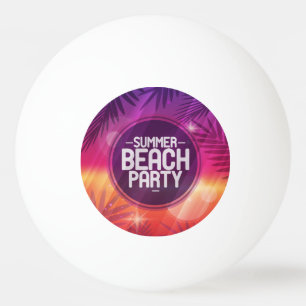 Summer Beach Party nacht Pingpongbal