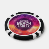 Summer Beach Party nacht Poker Chips (Enkel)