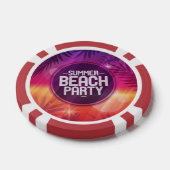 Summer Beach Party nacht Poker Chips (Enkel)