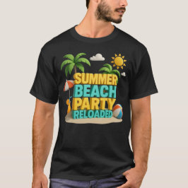 Summer Beach Party opnieuw geladen T-shirt