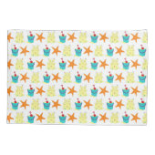 Summer Beach Party Sandcastle Starfish Pail Shovel Kussensloop (Achterkant)