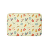 Summer Beach Pattern Badmat (Voorkant)