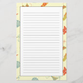 Summer Beach Pattern Briefpapier (Voorkant)