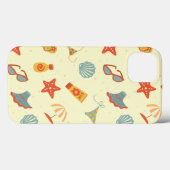 Summer Beach Pattern Case-Mate iPhone Case (Achterkant (horizontaal))