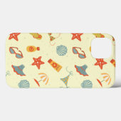 Summer Beach Pattern Case-Mate iPhone Case (Achterkant (horizontaal))