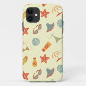 Summer Beach Pattern Case-Mate iPhone Case (Achterkant)