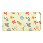 Summer Beach Pattern Case-Mate iPhone Case (Achterkant (Horizontaal))