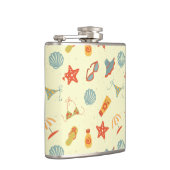 Summer Beach Pattern Heupfles (Rechts)