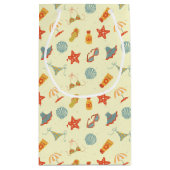 Summer Beach Pattern Klein Cadeauzakje (Achterkant)
