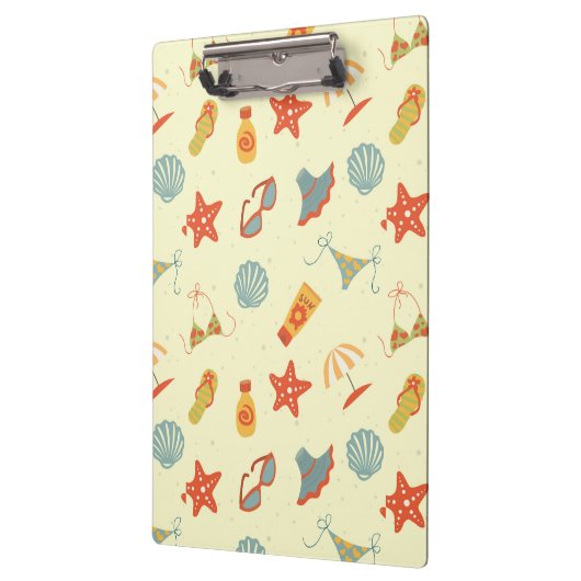Summer Beach Pattern Klembord (Links)