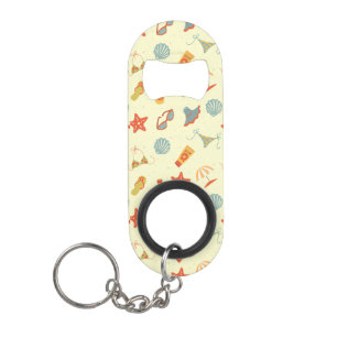 Summer Beach Pattern Mini Flessenopener