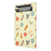 Summer Beach Pattern Mini Klembord (Angled2)