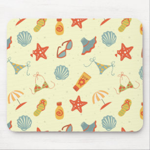 Summer Beach Pattern Muismat