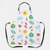 Summer Beach Pattern Schort (Voorkant)