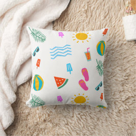 Summer Beach Pattern Sierkussen
