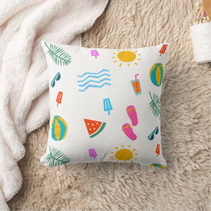 Summer Beach Pattern Sierkussen