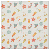 Summer Beach Pattern Stof (Swatch)