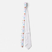 Summer Beach Pattern Stropdas (Achterkant)