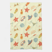 Summer Beach Pattern Theedoek (Verticaal)