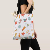 Summer Beach Pattern Tote Bag (Dichtbij)