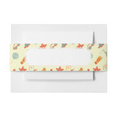 Summer Beach Pattern Uitnodigingen Wikkel (Voorkant Voorbeeld)