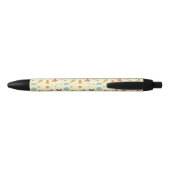 Summer Beach Pattern Zwarte Inkt Pen (Achterkant)