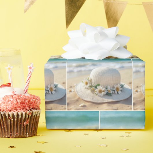 Summer Beach Pet Cadeaupapier (Verjaardagsfeest)