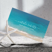 Summer Beach Photography Event Planning Visitekaartje