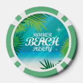 Summer Beach Poker Chips (Achterkant)