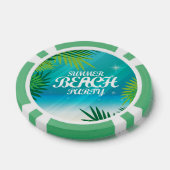 Summer Beach Poker Chips (Enkel)